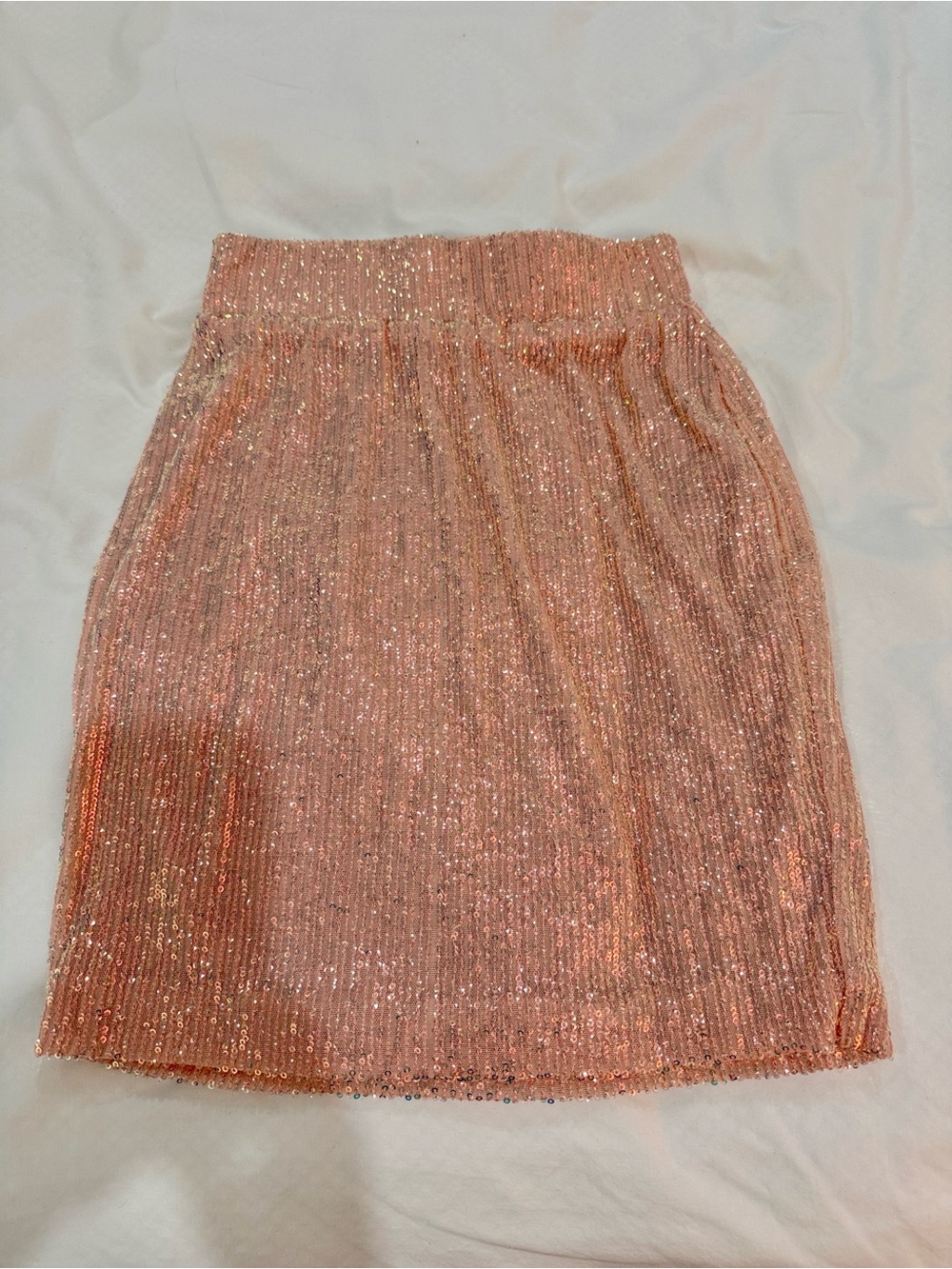 Sparkle Skirt in Rose Gold